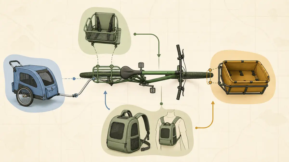 Dog Carrier for Bike: Match Dog, Bike and Route