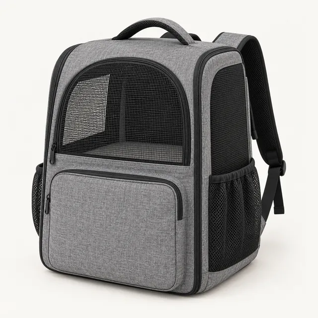 Illustration of the PetAmi Deluxe 2-Way Entry Backpack